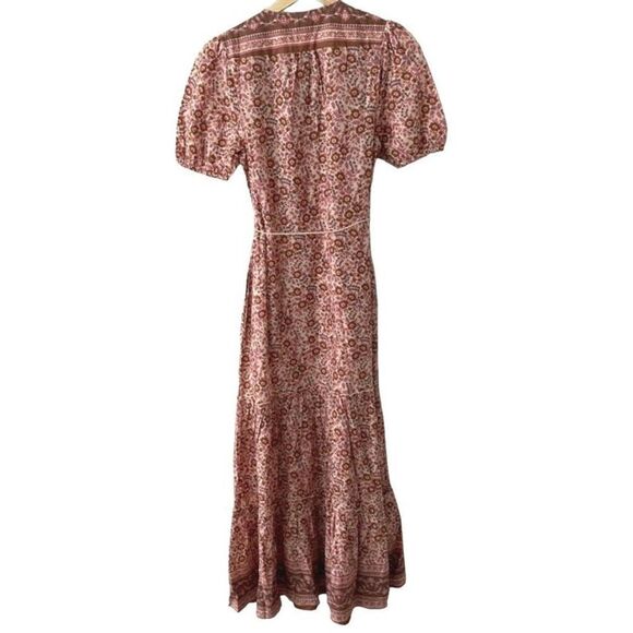 Faherty Pink Floral Maxi Dress - Picture 6 of 8